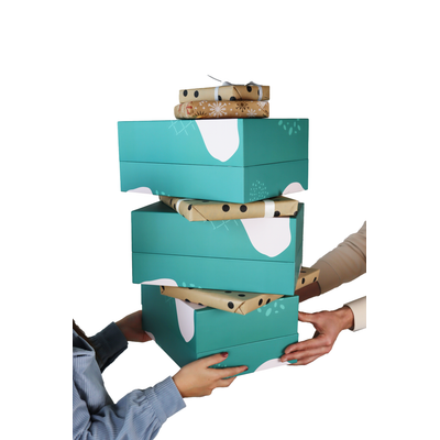 Stapel witte achtergrond