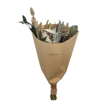 Zilver en gouden droogbloemen boeket | Floriëtte