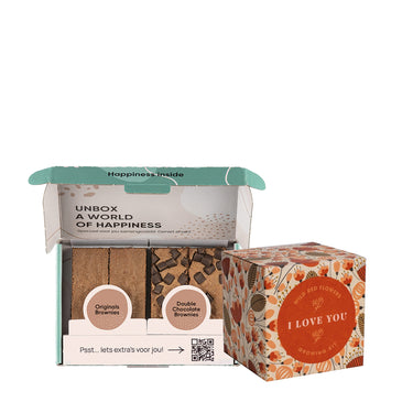 Voordeelcadeau: 'I Love You' growing kit  & Brownies