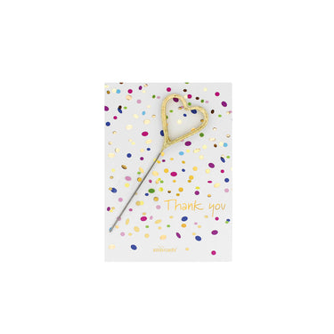 Thank you wondercandle op witte achtergrond