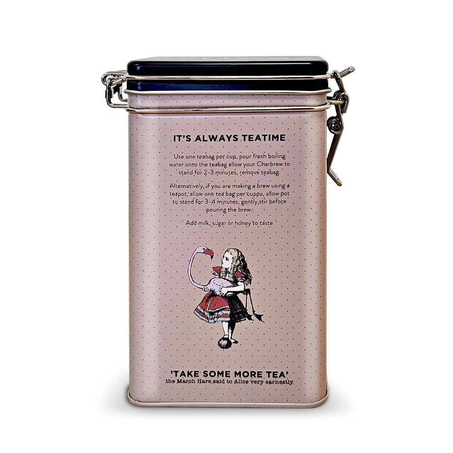 English Breakfast Tea - Bewaarblik roze 60 zakjes