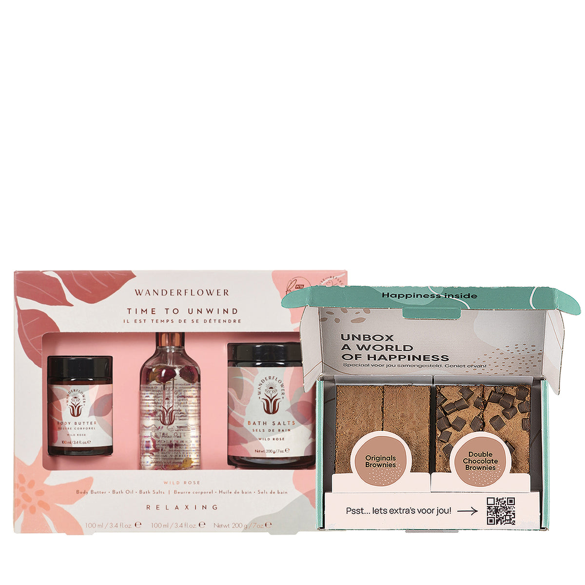 Tijd om te ontspannen - giftset en brownies