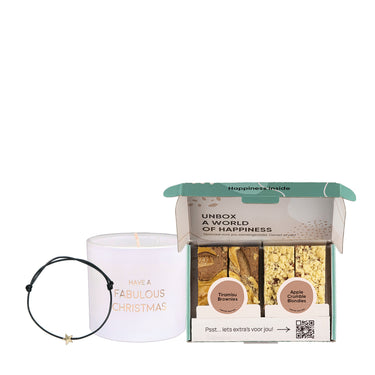 Incl. Kaars en armbandje: Have a fabulous Christmas
