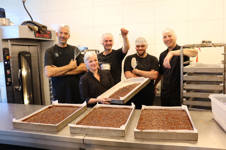 ZEG 'T LEKKER MET BROWNIES.