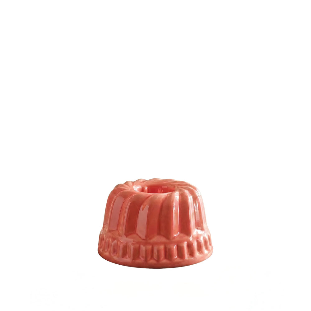 Roze pudding kandelaar | Klein