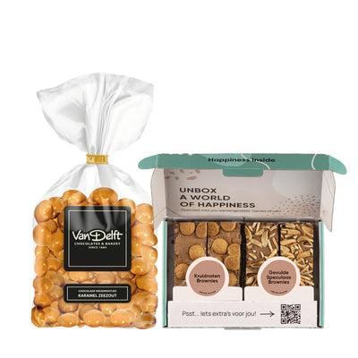 Van Delft & The Brownie Box met Karamel Zeezout Kruidnoten