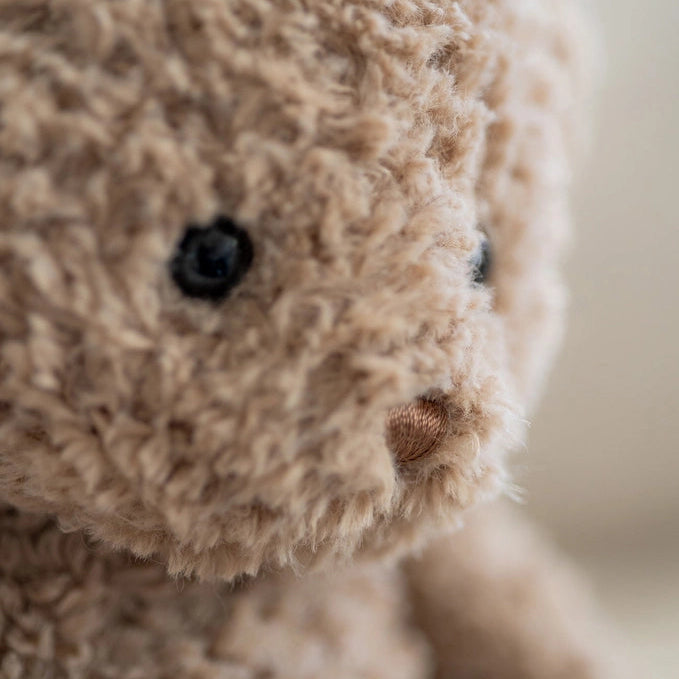 Teddybeer closeup van het gezicht