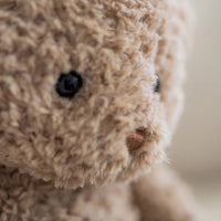 Teddybeer closeup van het gezicht