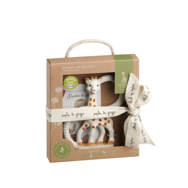 100% natuurlijke Sophie de Giraf bijtring in verpakking