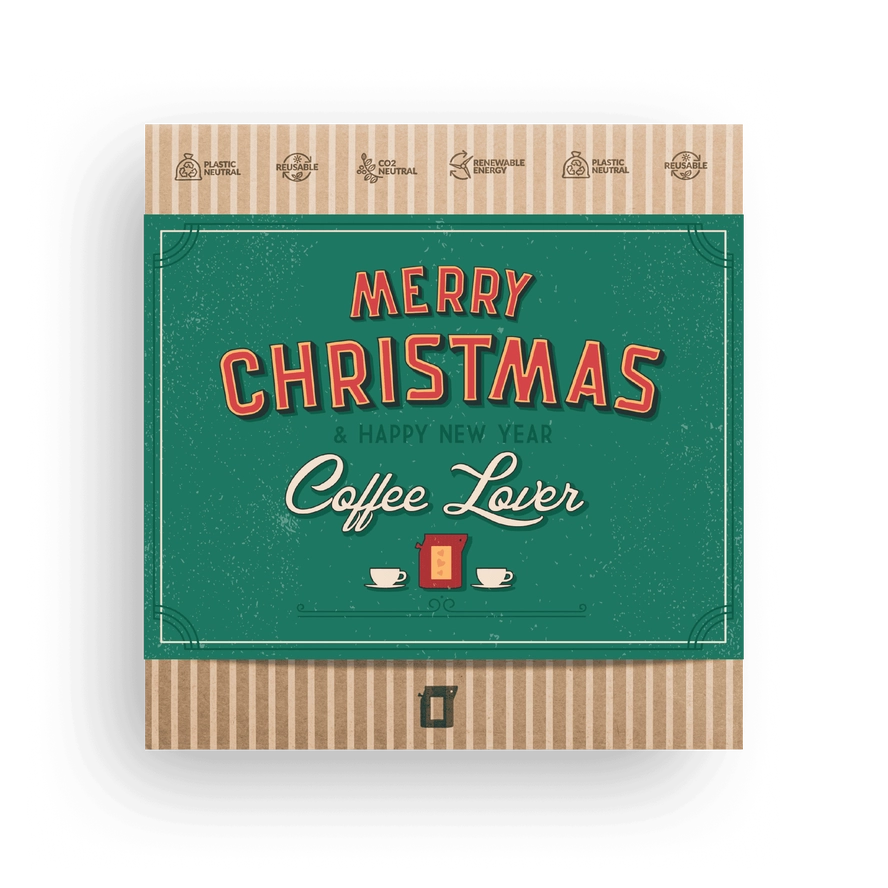 Koffie geschenkdoos: Merry Christmas Coffee Lover