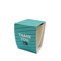 grijze mok met sleeve met de tekst 'thank you'