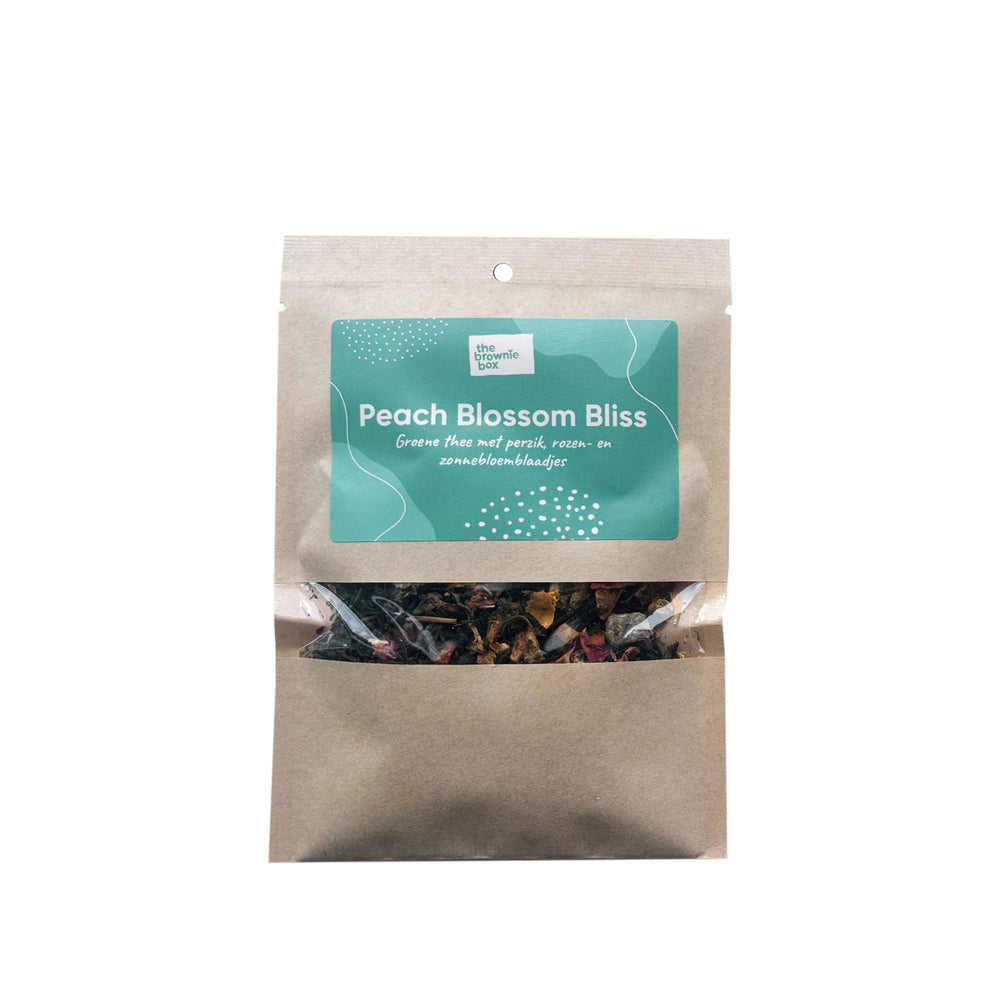 Peach Blossom Bliss thee op witte achtergrond
