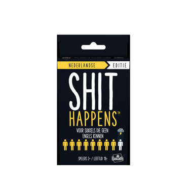 Shit Happens op witte achtergrond