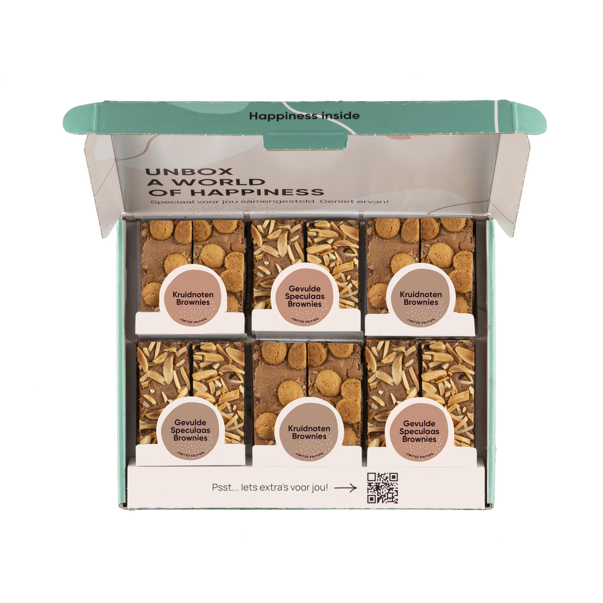 Sintbox: Van Delft Kruidnoten Brownies & Gevulde Speculaas Brownies