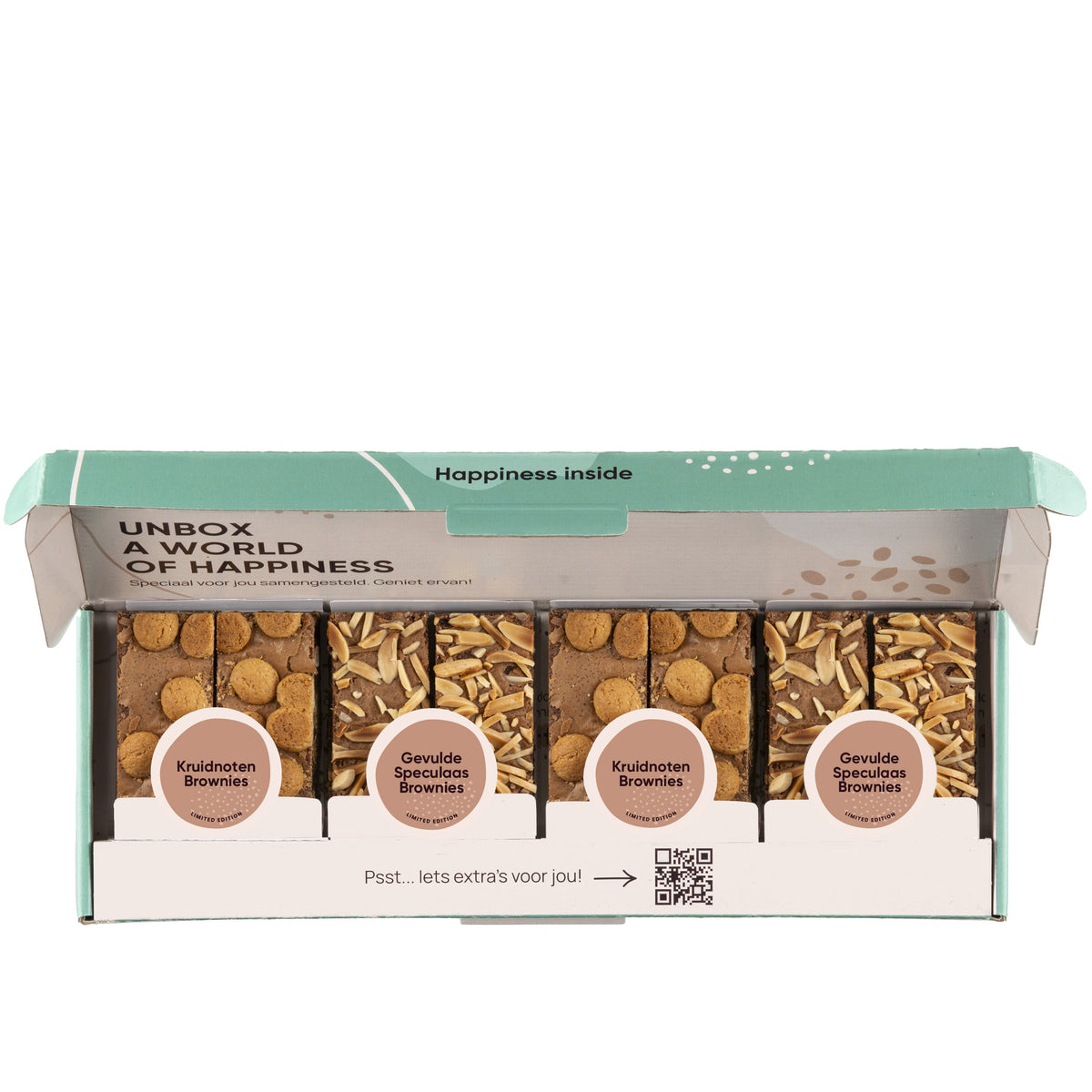 Sintbox: Van Delft Kruidnoten Brownies & Gevulde Speculaas Brownies