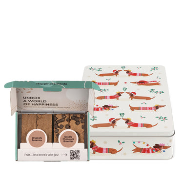 Incl. bewaarblik: Ho Ho Ho, het is tijd voor brownies!