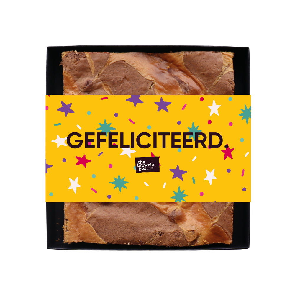 Gefeliciteerd Brownie XL