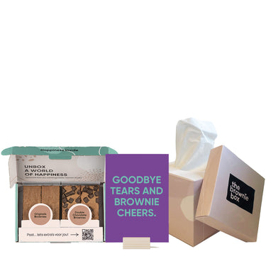 Goodbye tears and brownie cheers