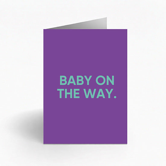 BABY ON THE WAY.