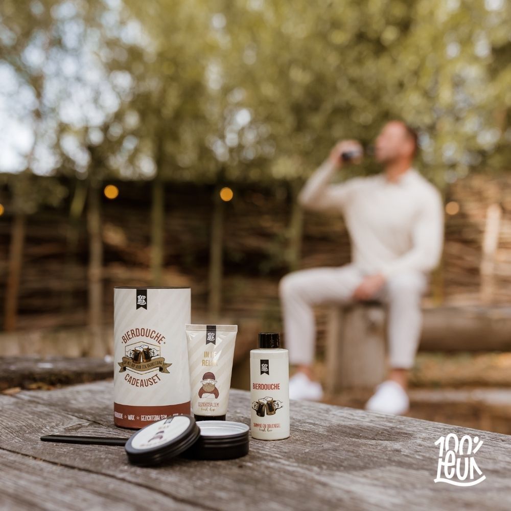 Bierdouche - Cadeaupakket - 100% Leuk