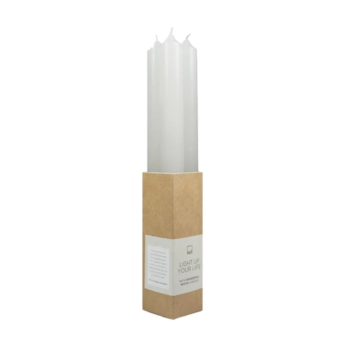 Leeff witte kaarsen | Set van 4 stuks