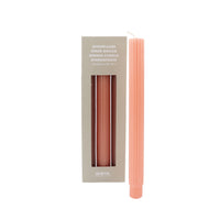 Roze ribbel kaarsen | 3 Stuks
