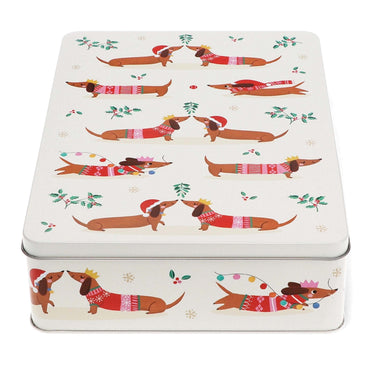 Kerst Teckel Brownie bewaarblik
