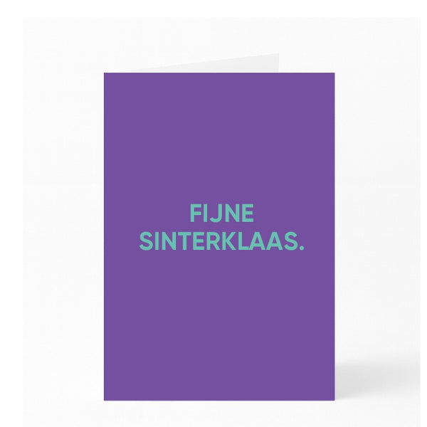 FIJNE SINTERKLAAS.